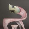 "Cat" | coiffeuse avec tiroir | 141 x 125 x 63 cm | 2005.XML. Detail #1